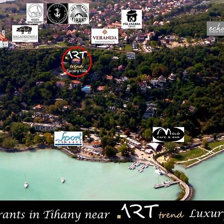 Arttrend Luxury Villa Tihany Eksteriør bilde