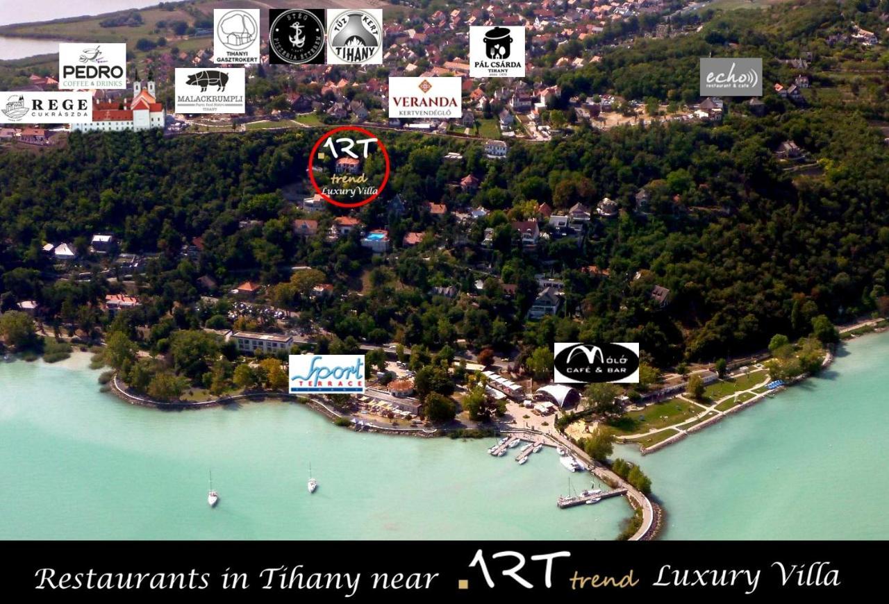 Arttrend Luxury Villa Tihany Eksteriør bilde
